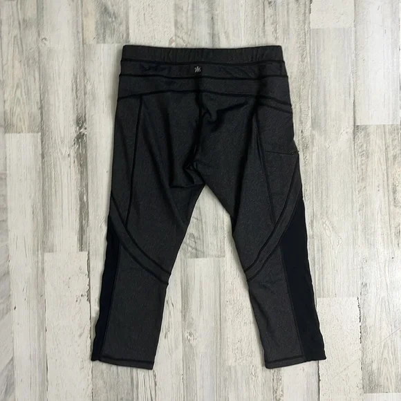 #T33 Large gray leggings cropped size L KYODAN - Picture 4 of 5